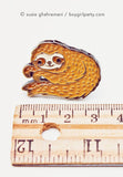 Sloth Enamel Pin