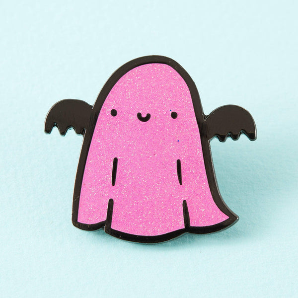 Sparkle Ghost Pink Enamel Pin - Limited Edition