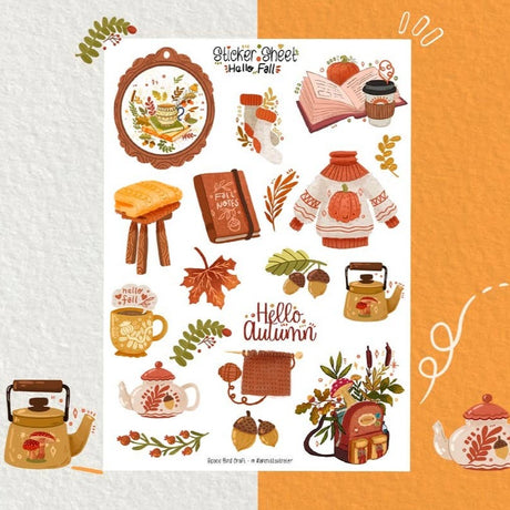 Hello Fall Sticker Sheet