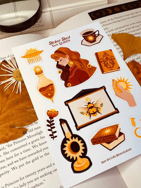 Sun Queen Sticker Sheet