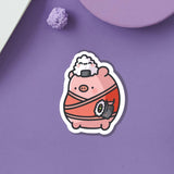 Sushi Pig Vinyl Sticker