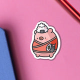 Sushi Pig Vinyl Sticker