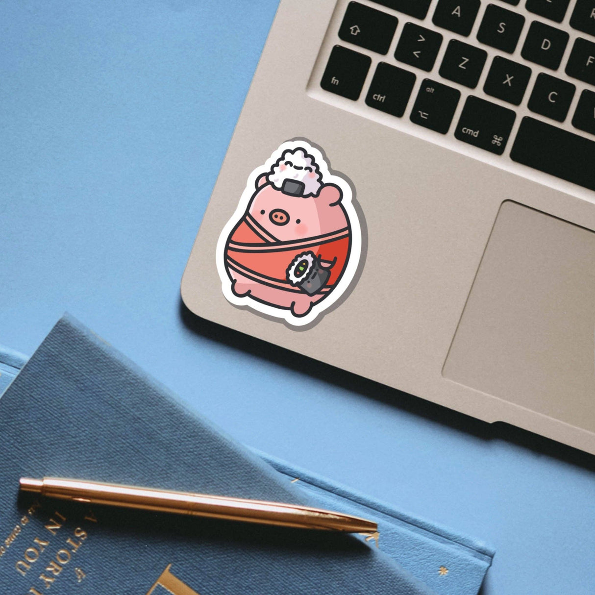 Sushi Pig Vinyl Sticker