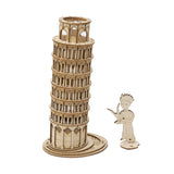 The Little Prince and Leaning Tower of Pisa DIY Wooden Puzzle