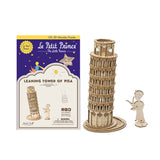 The Little Prince and Leaning Tower of Pisa DIY Wooden Puzzle