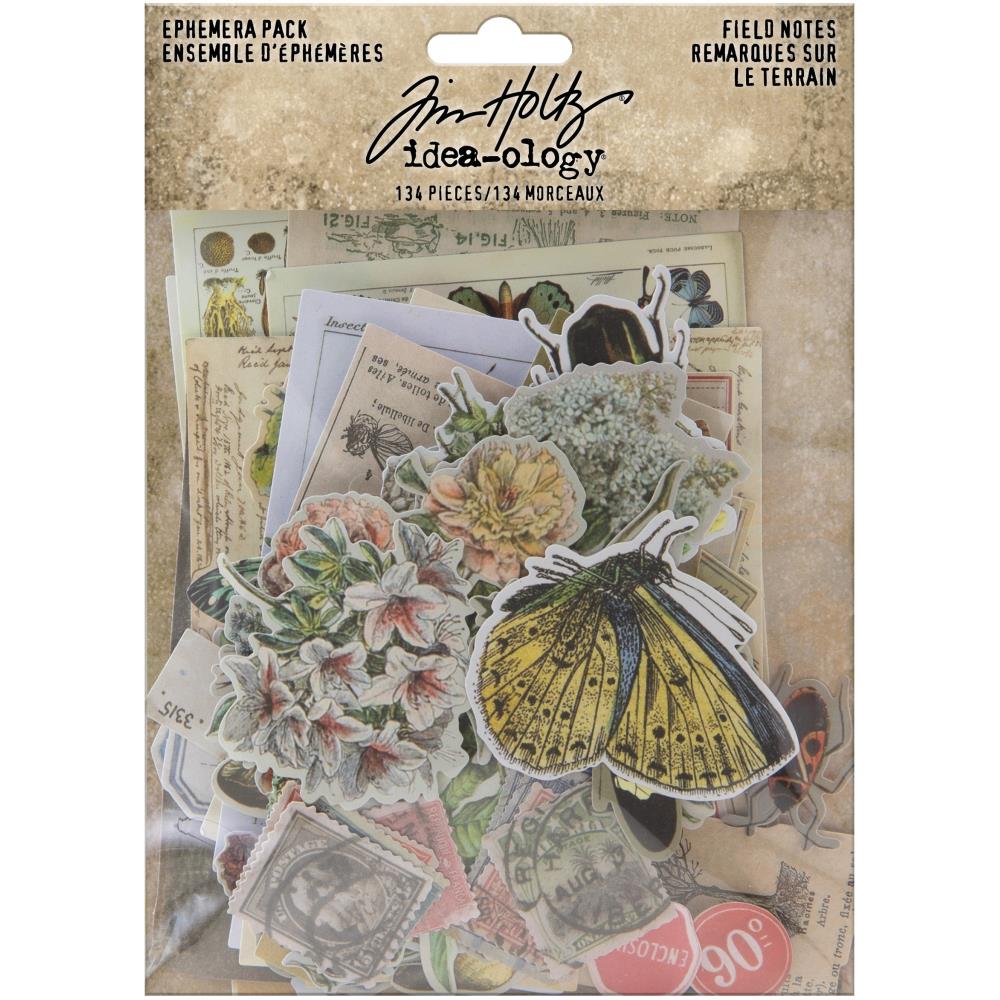 Field Notes Idea-Ology Ephemera Pack Tim Holtz 134pcs