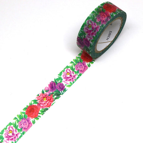 Peony Washi Tape SAIEN