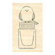 Beverly Ink Companion Stamp - Shimaenaga Bird and Ink Bottle