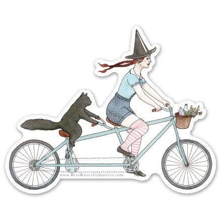 Tandem Witch Vinyl Sticker