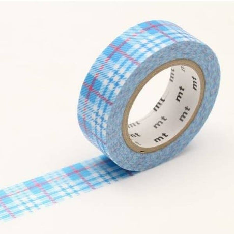 Check Light Blue MT Washi Tape