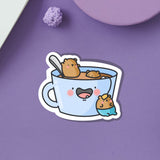 Tea Time Bears Vinyl Sticker