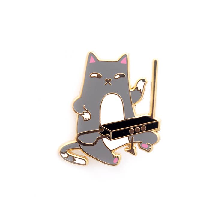 Pin de gato Theremin 