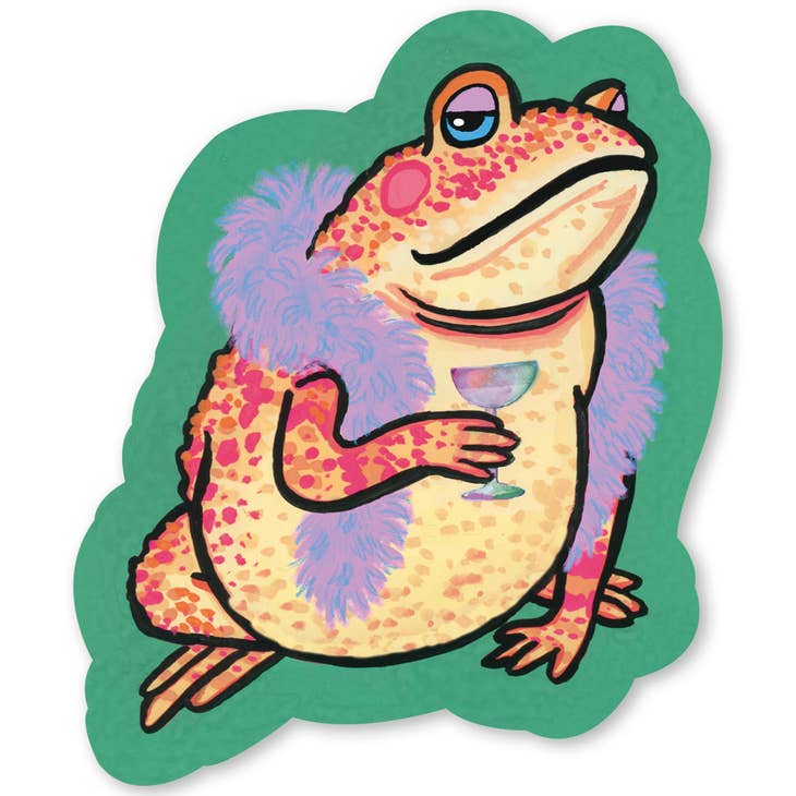 Toadally Fabulous Sticker