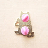 Triangle Cat Pin