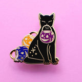 Trick or Treat Cat Enamel Pin