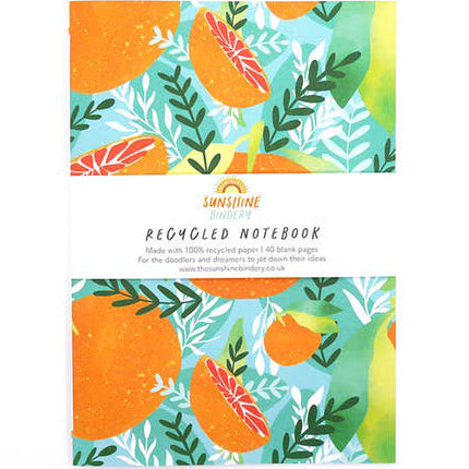 Tropicana Oranges A5 Jotter Notebook