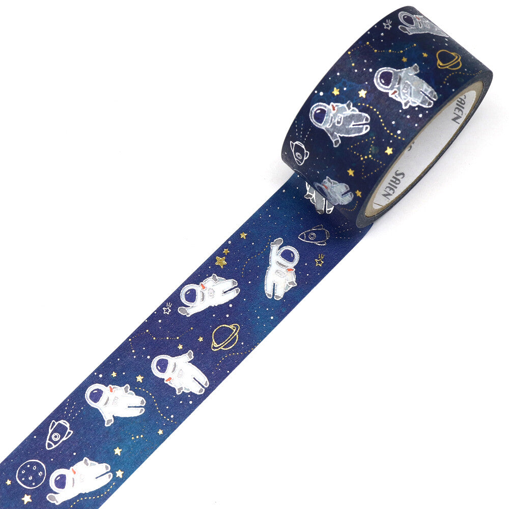 Space Traveler Astronaut Japanese Washi Tape SAIEN