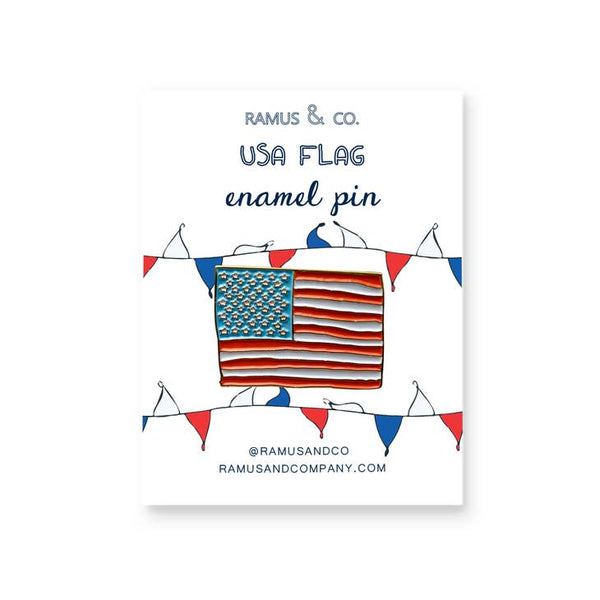 USA Flag Enamel Pin