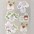 VILLE et Minou Chipie & Nina Cat Sticker