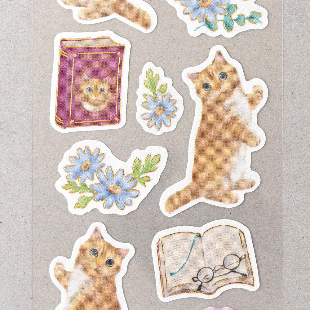 VILLE et Minou Mimi Cat Sticker