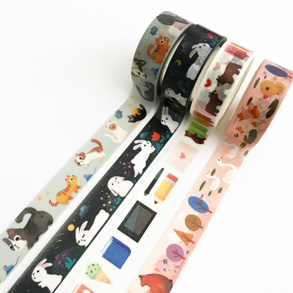 Meow Washi Tape The Little Red House