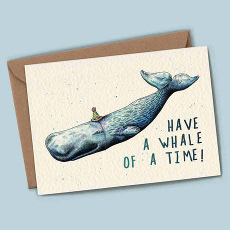 Whale Of A Time Card - Birthday Card