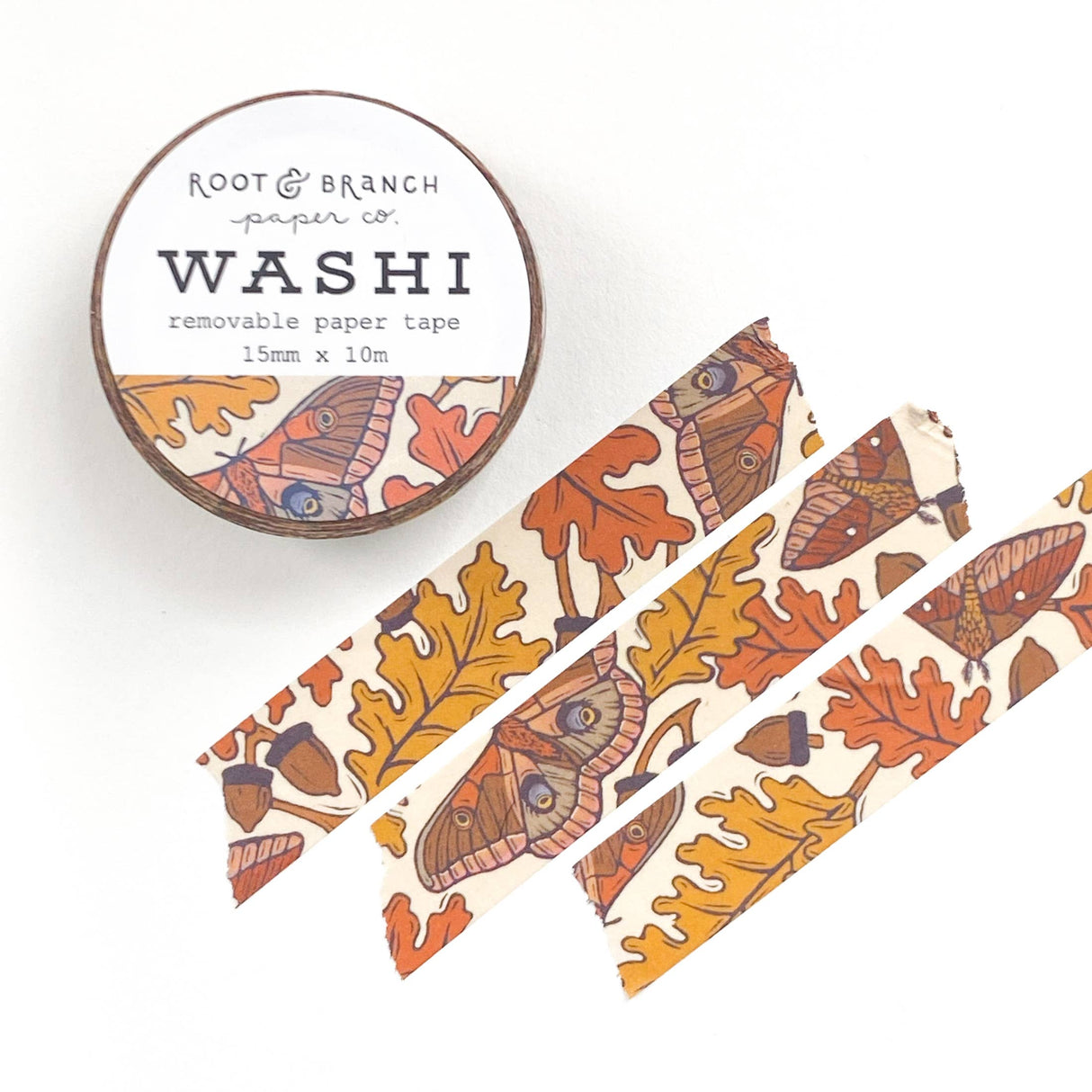 White Oak Autumn Washi Tape Root & Branch Paper Co.