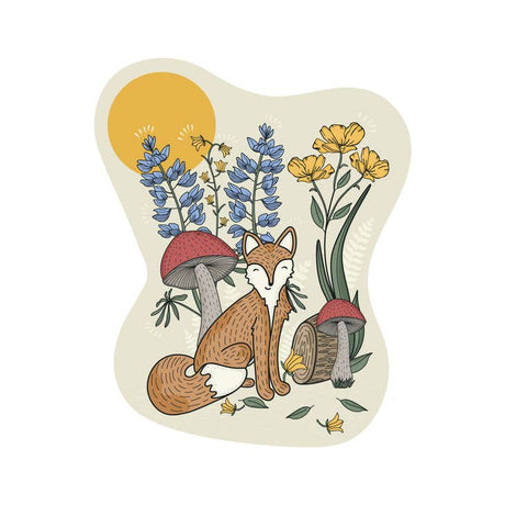 Woodland Creatures Fabulous Fox Vinyl Sticker