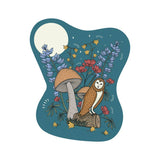 Woodland Creatures Observant Owl Vinyl Sticker