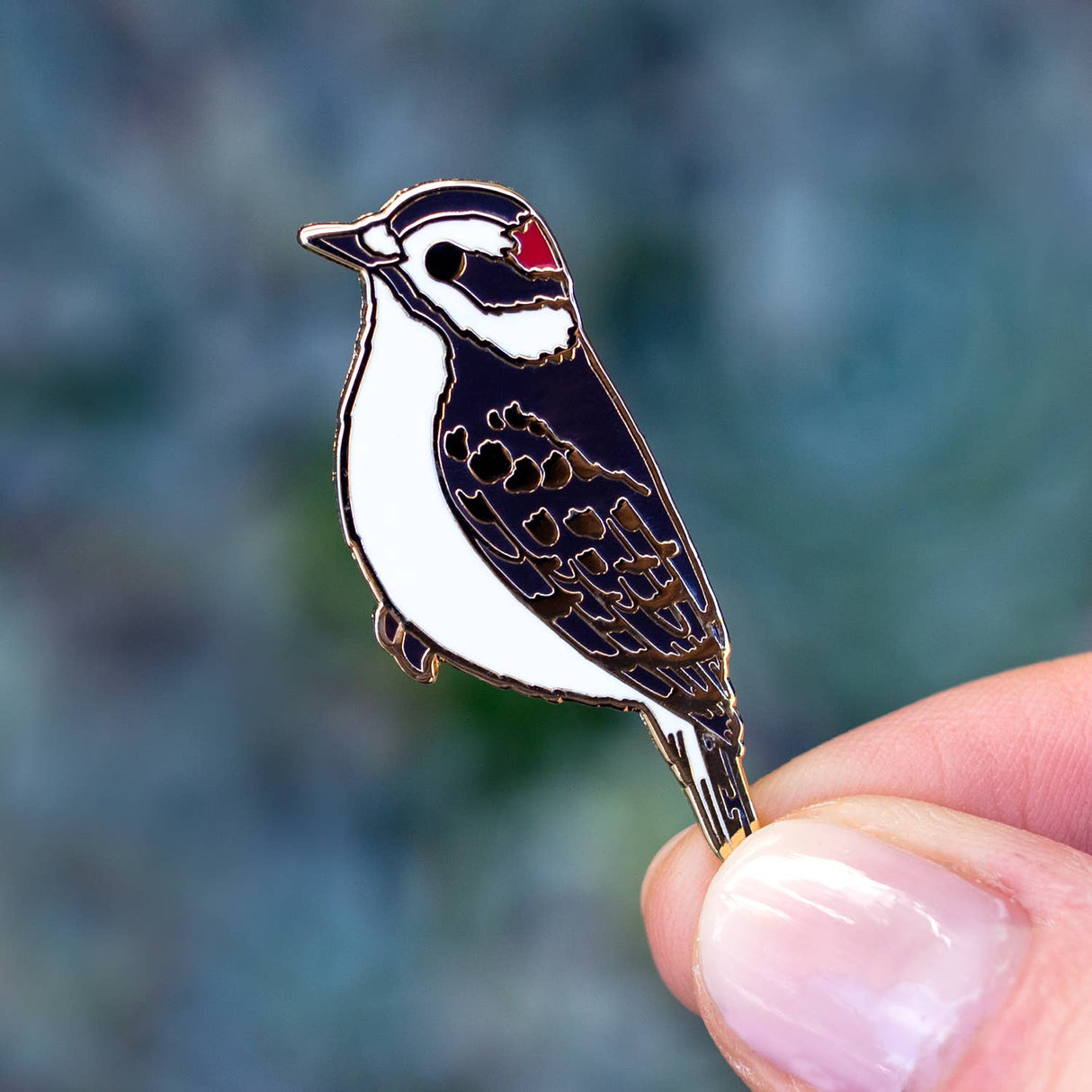 Woodpecker Bird Enamel Pin