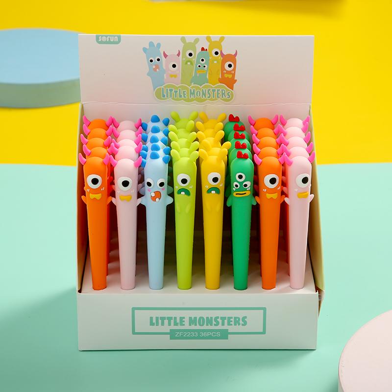 Cute Monster Gel Pen Black Ink