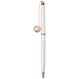 Cotton Pearl Ballpoint Pen White. An impressive cotton pearl gives an elegant impression Enjoy your own style with this ballpoint pen!