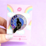 Zodiac Cat Enamel Pin