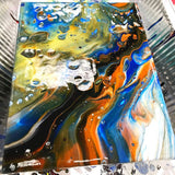 50 % DE DESCUENTO - Pintura acrílica lista para verter FluidArt de DecoArt, color Umber quemado, 8 oz