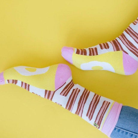 Bacon & Eggs Crew Cut Socks