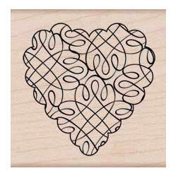 Loopy Heart Stamp