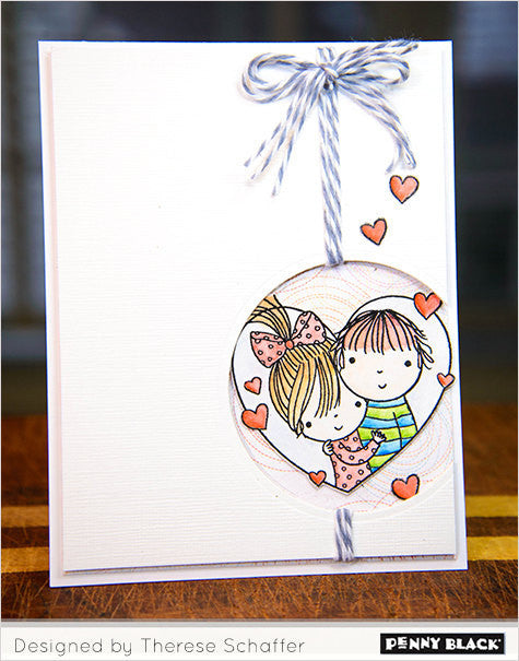 Swinging! Couples on the Swing Love Rubber Stamp