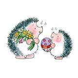 Easter Exchange Hedgehog Rubber Stamp