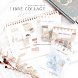 Libre Collage Gray Flake Sticker Mind Wave (56pcs)