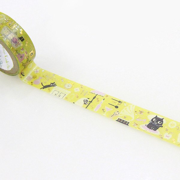 Uneven Cats Washi Tape Shinzi Katoh Design