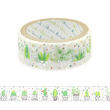 Cinta washi con diseño de cactus de Shinzi Katoh 