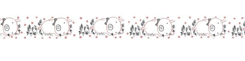 Animal Feeling Pig Washi Tape • Shinzi Katoh Design