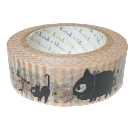 Uneven Cats Walk Washi Tape Shinzi Katoh Design