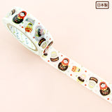 Russian Doll Japanese Washi Tape Shinzi Katoh Design