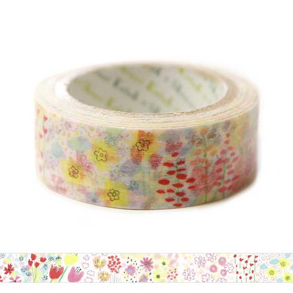 Spring Flower Garden Washi Tape