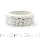 Sleeping Cat Washi Tape Shinzi Katoh Design