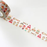 Kokeshi Doll Japanese Washi Tape Shinzi Katoh Design