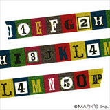 Alphabet Japanese Washi Tape •  Scrap Deco Masté Masking Tape