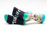 Mug Life Crew Cut Socks