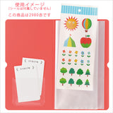 Sticker Album Orange KING JIM Otona Seal Collection